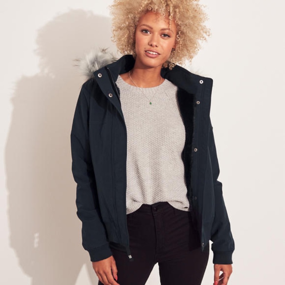 hollister winter jacket